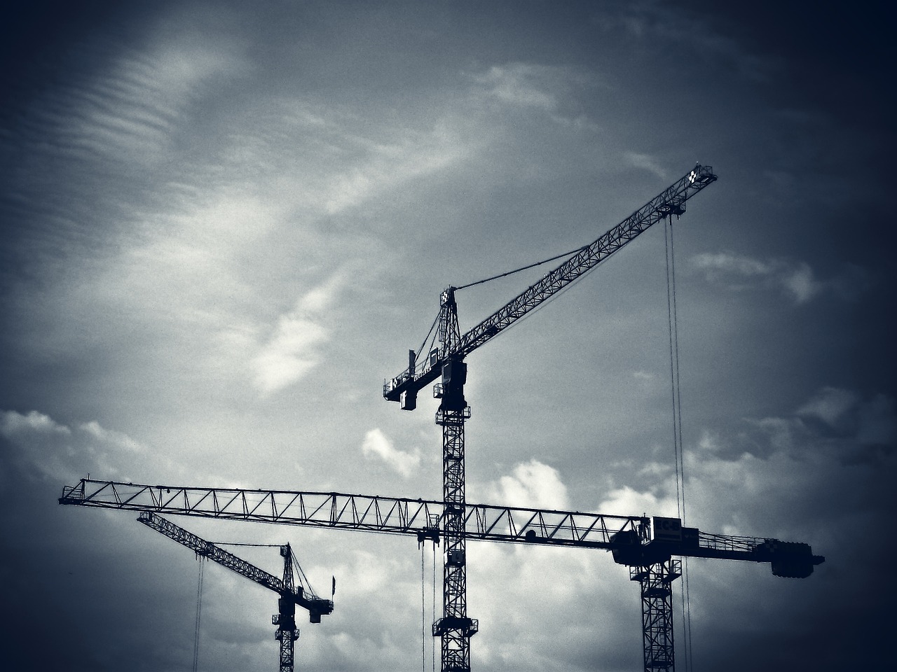 construction cranes crane baukran free photo
