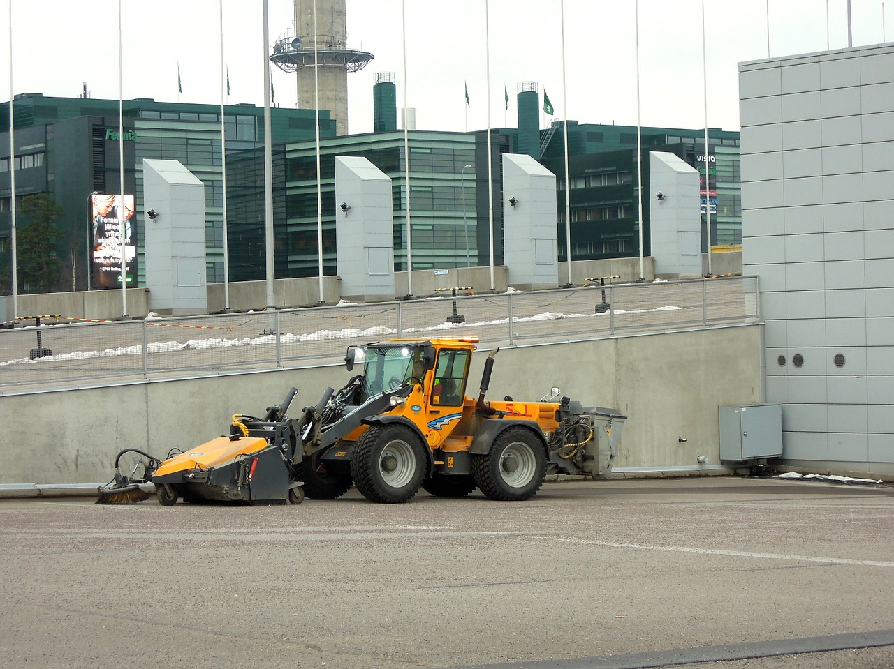 construction machine lakaisija sweep free photo