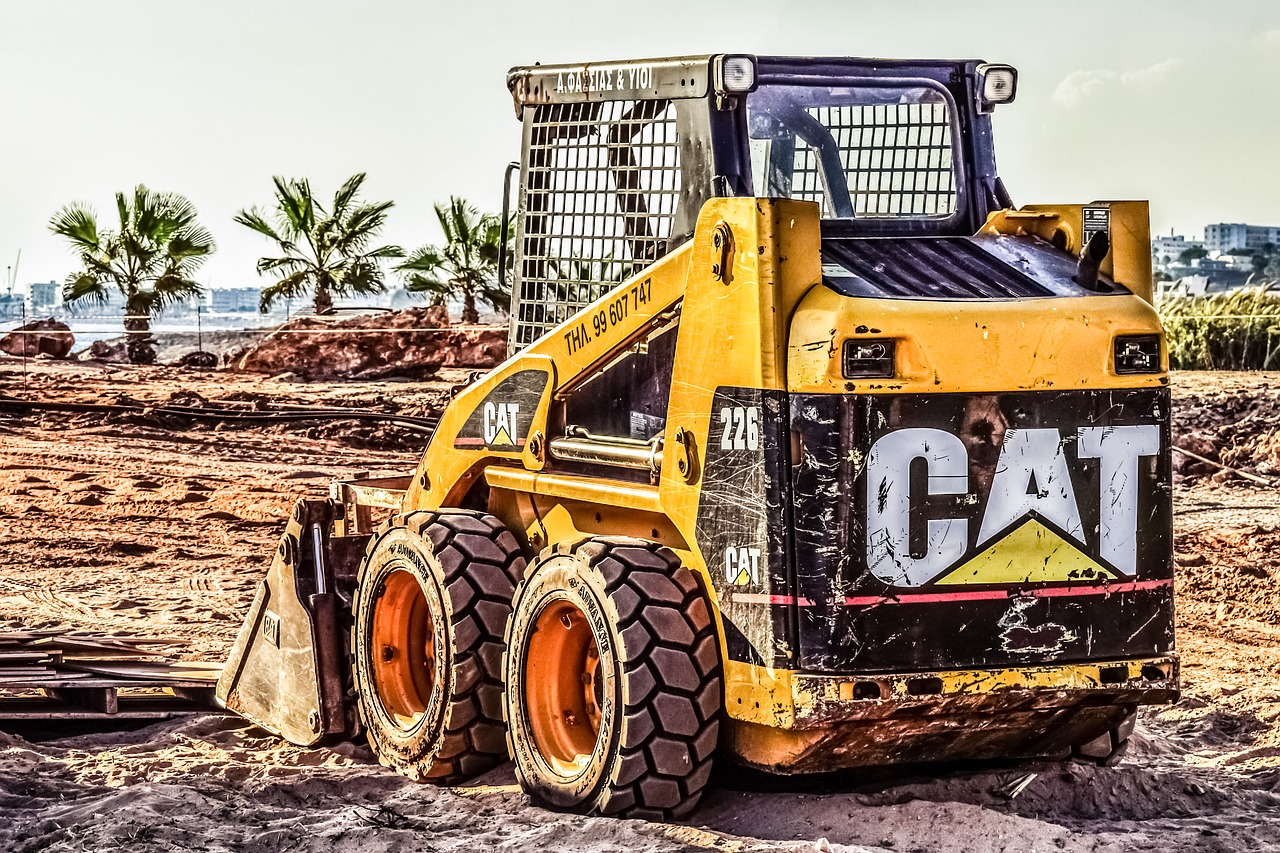 construction site machinery vehicle free photo