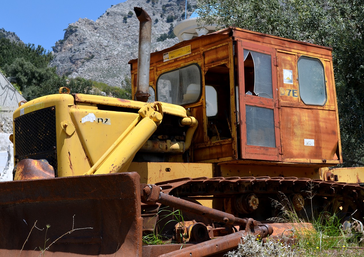 construction vehicle construction machine bulldozer free photo