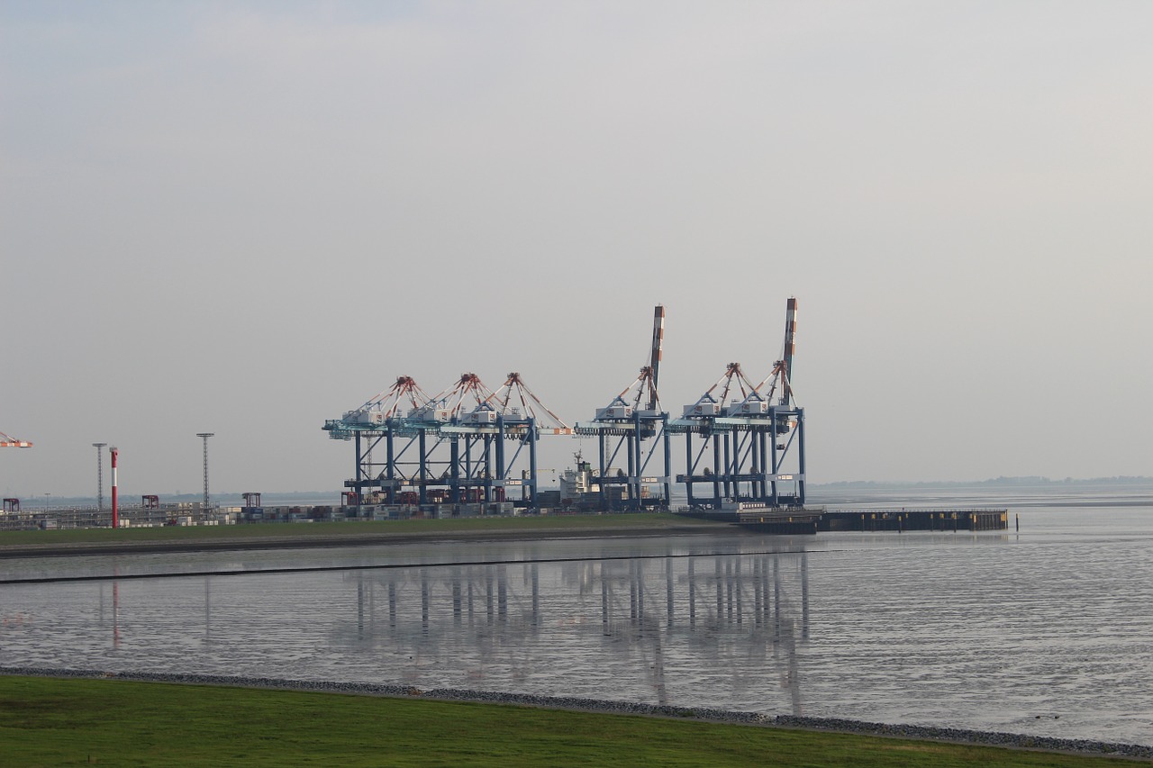 container port water free photo