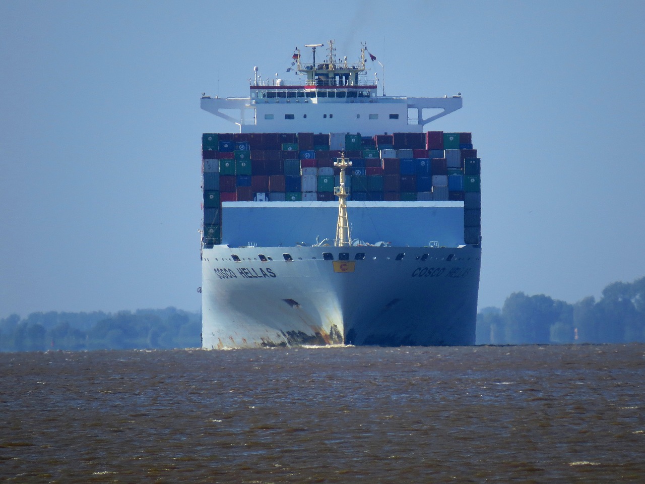 container ship maritime free photo