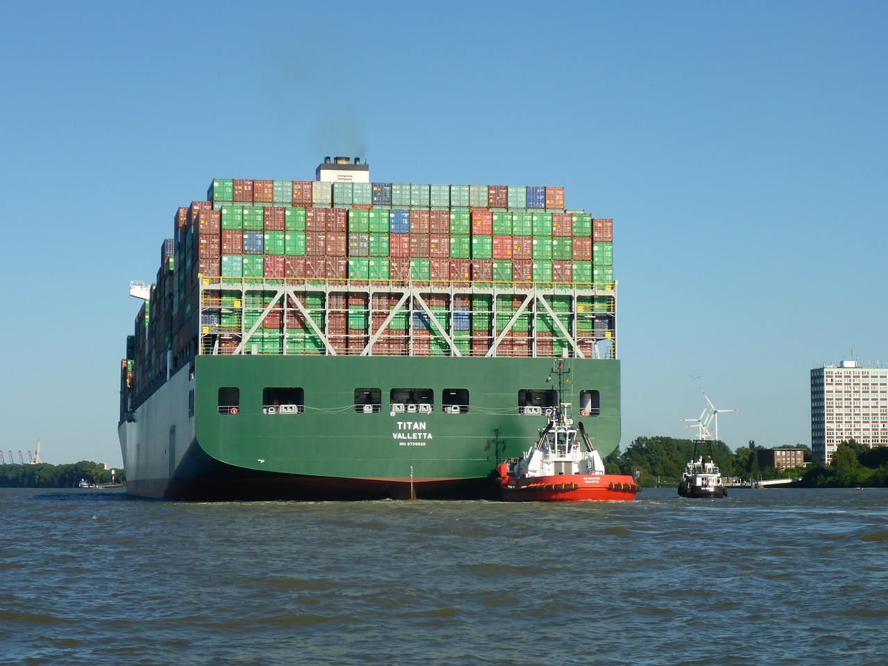 container container ship transport free photo