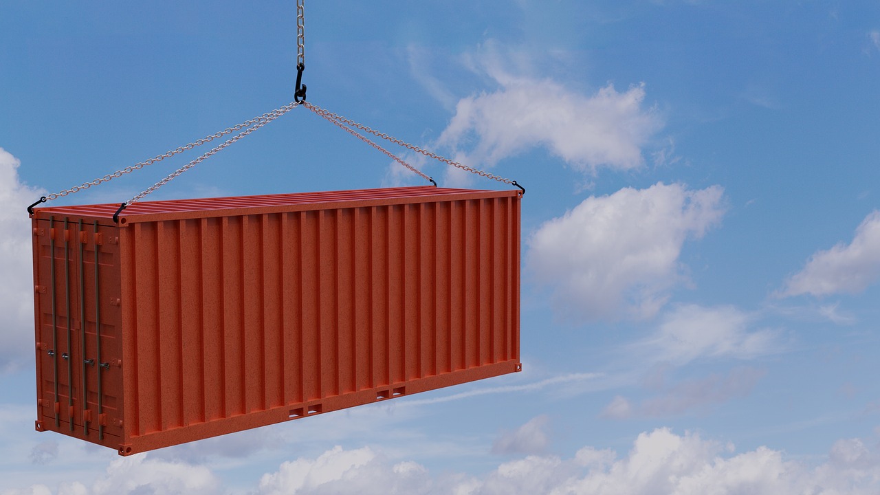 container  cargo  trade free photo