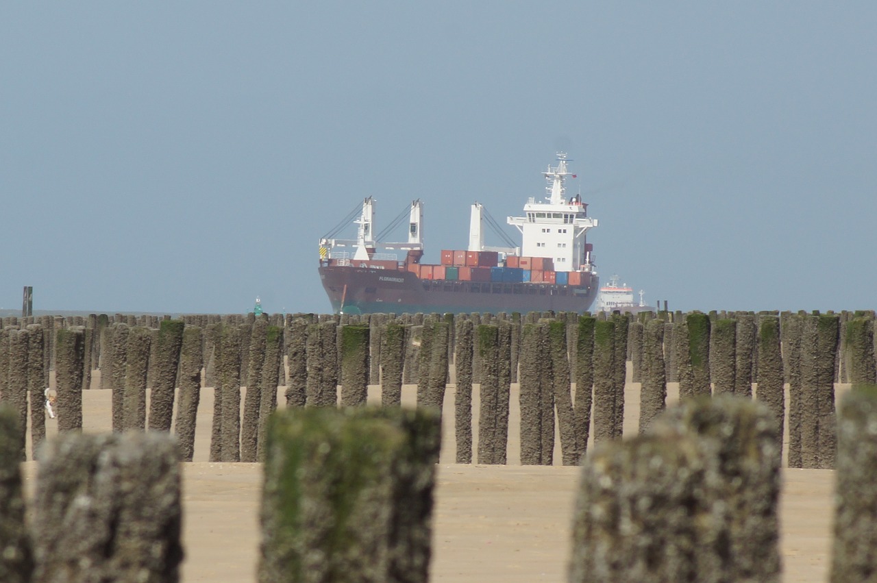 container ship ship coast free photo