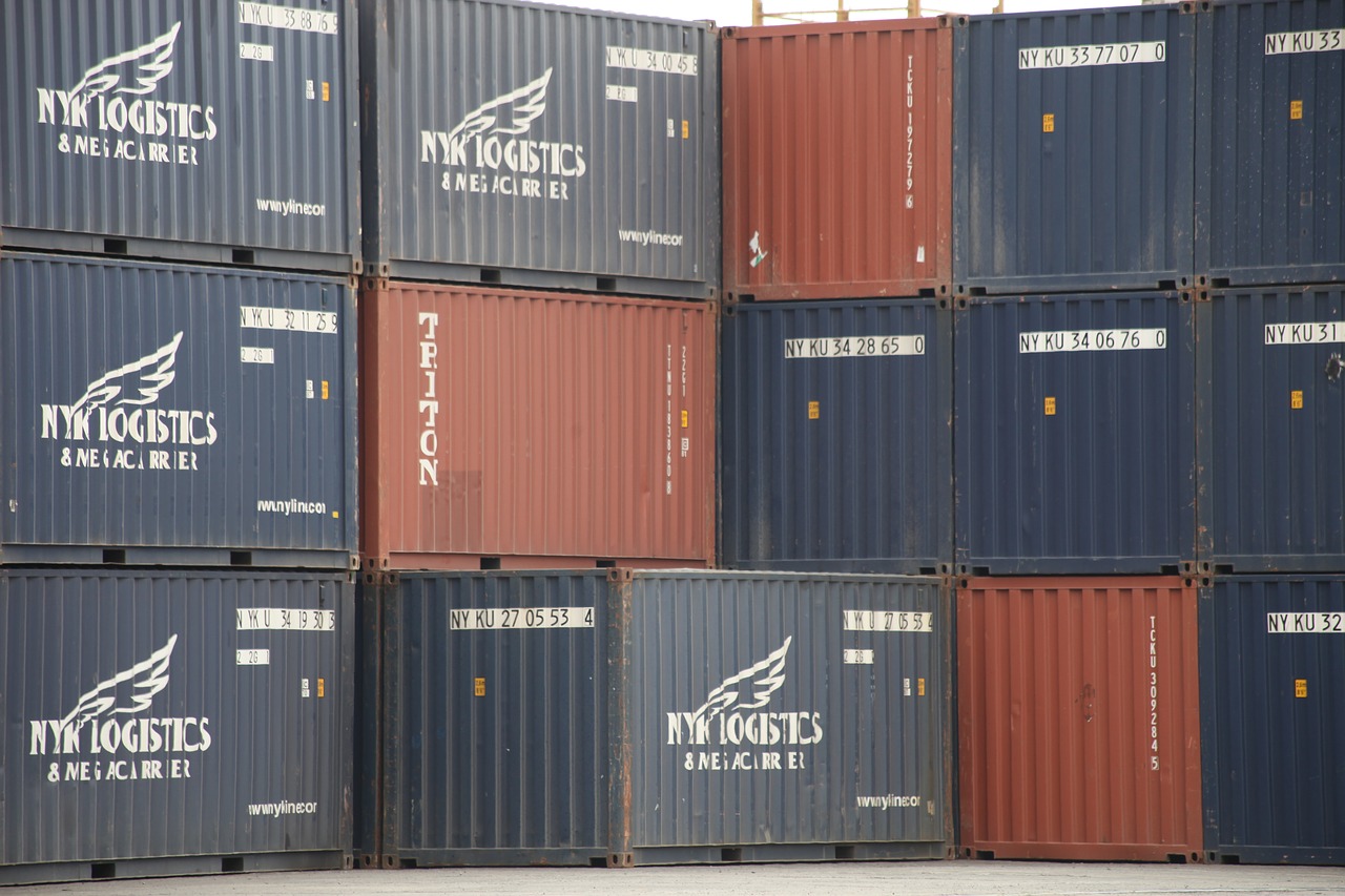 containers port maritime free photo