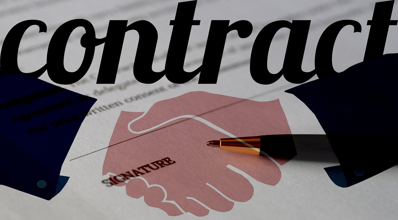 contract hands shaking hands free photo