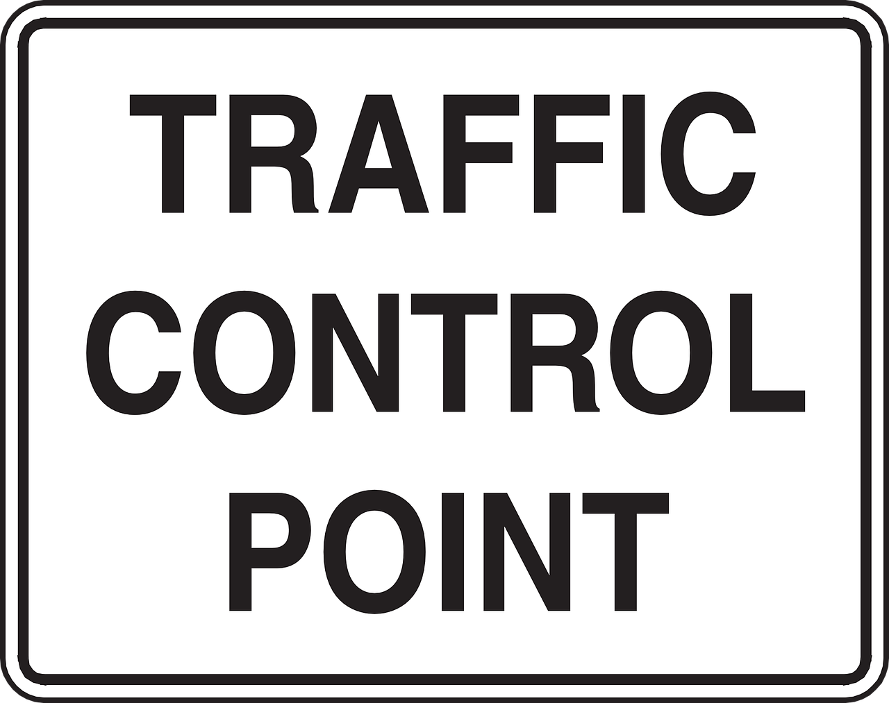 control point sign free photo