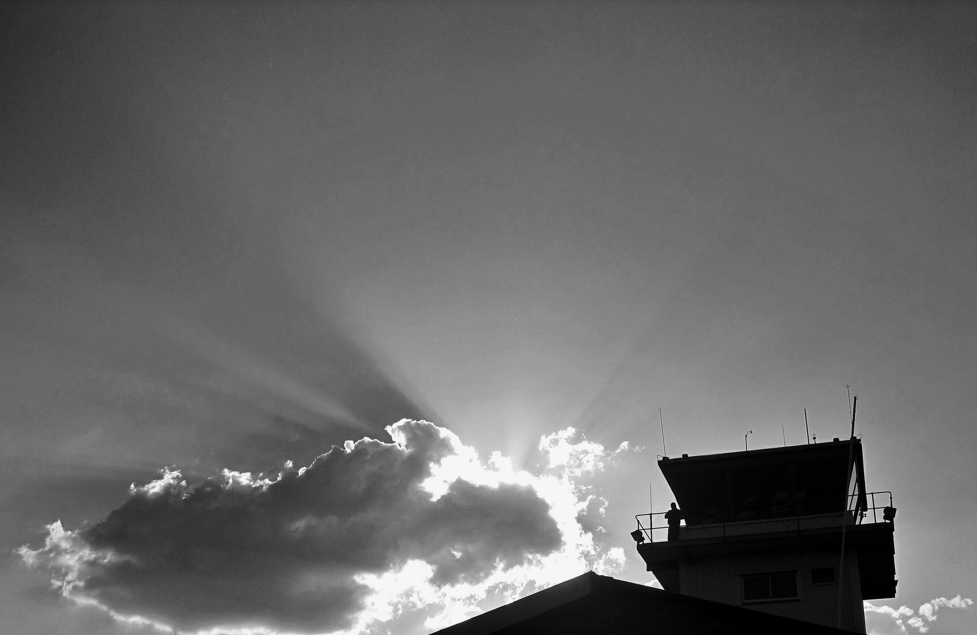 tower tall cloud free photo