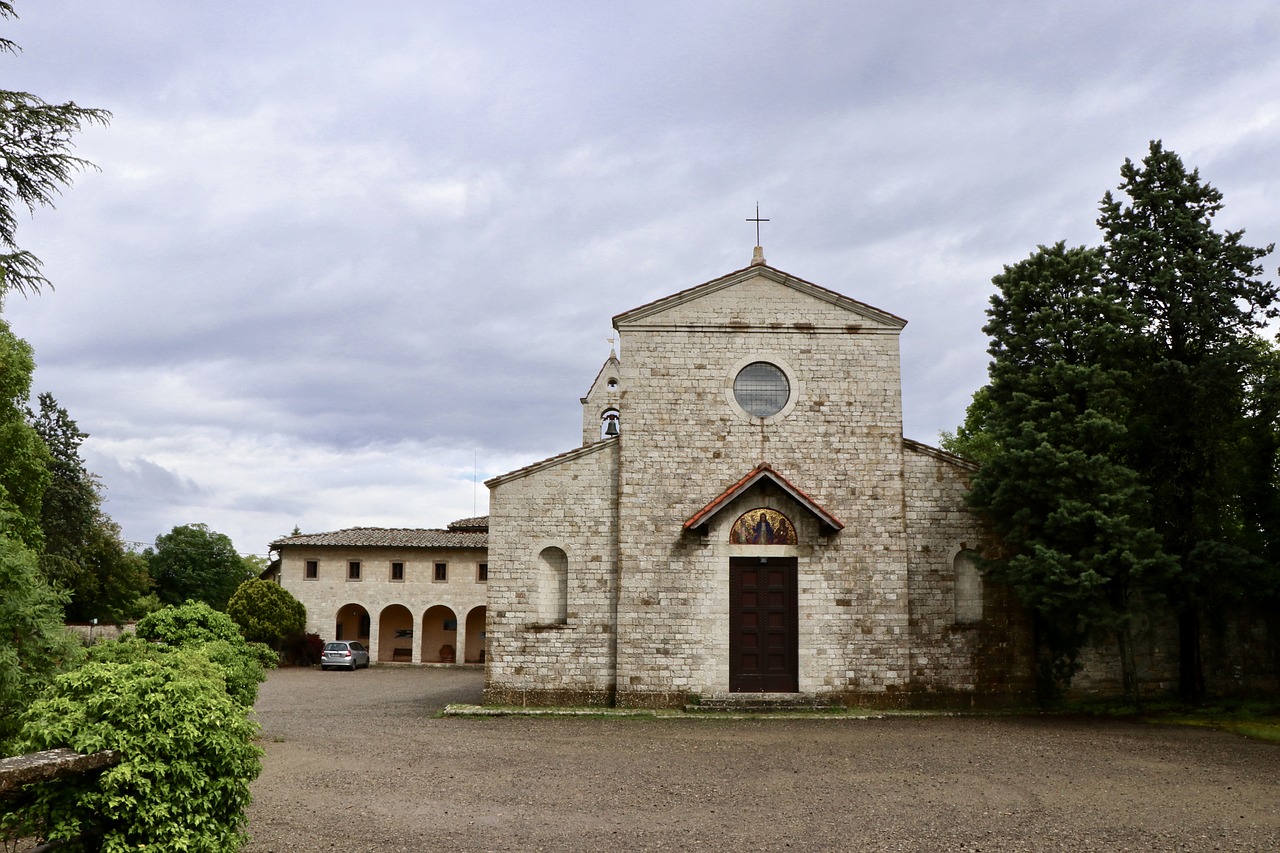 convent  the franciscans  clouds free photo
