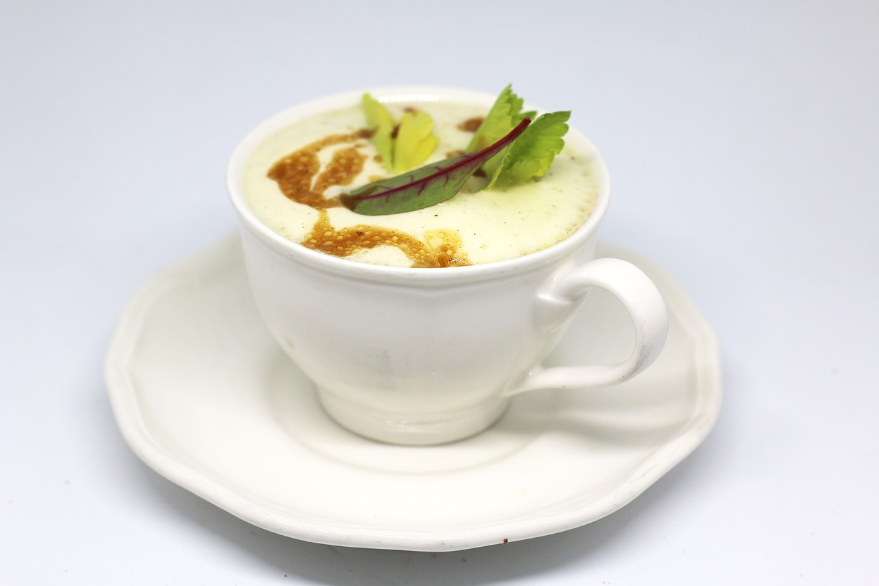 cookart  culinary art  cream soup free photo