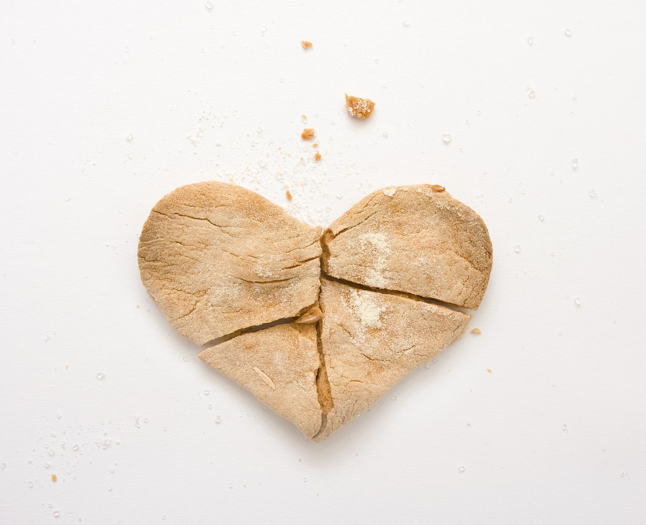cookie heart baked free photo