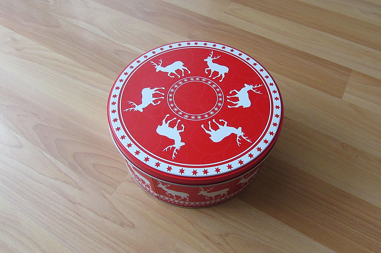 cookie jar box christmas box free photo