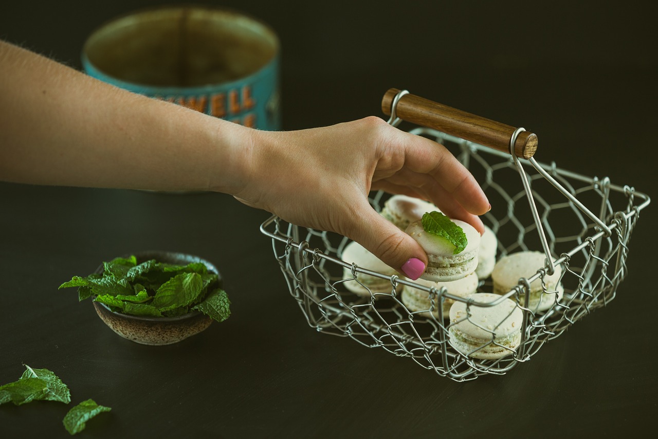 cookies basket hand free photo