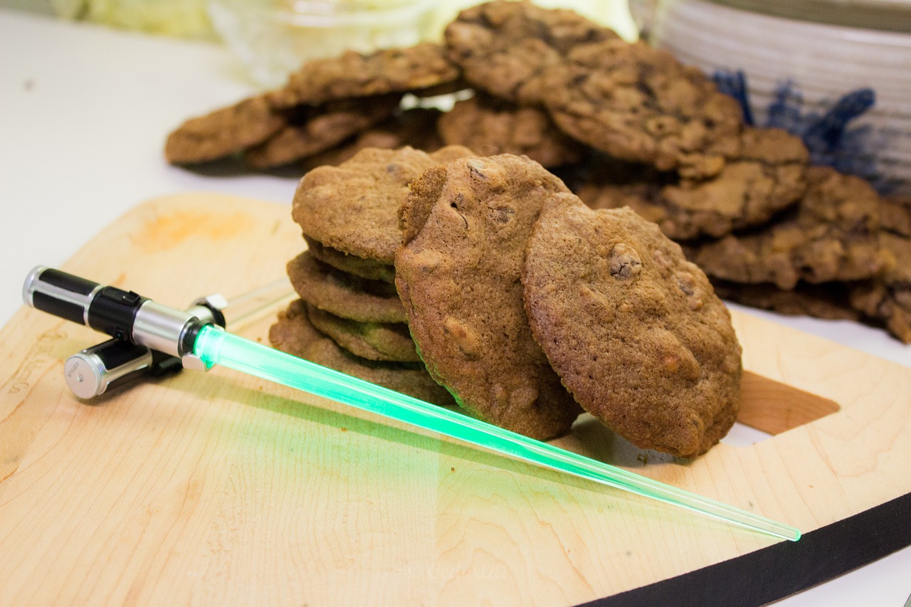 cookies star wars light saber free photo