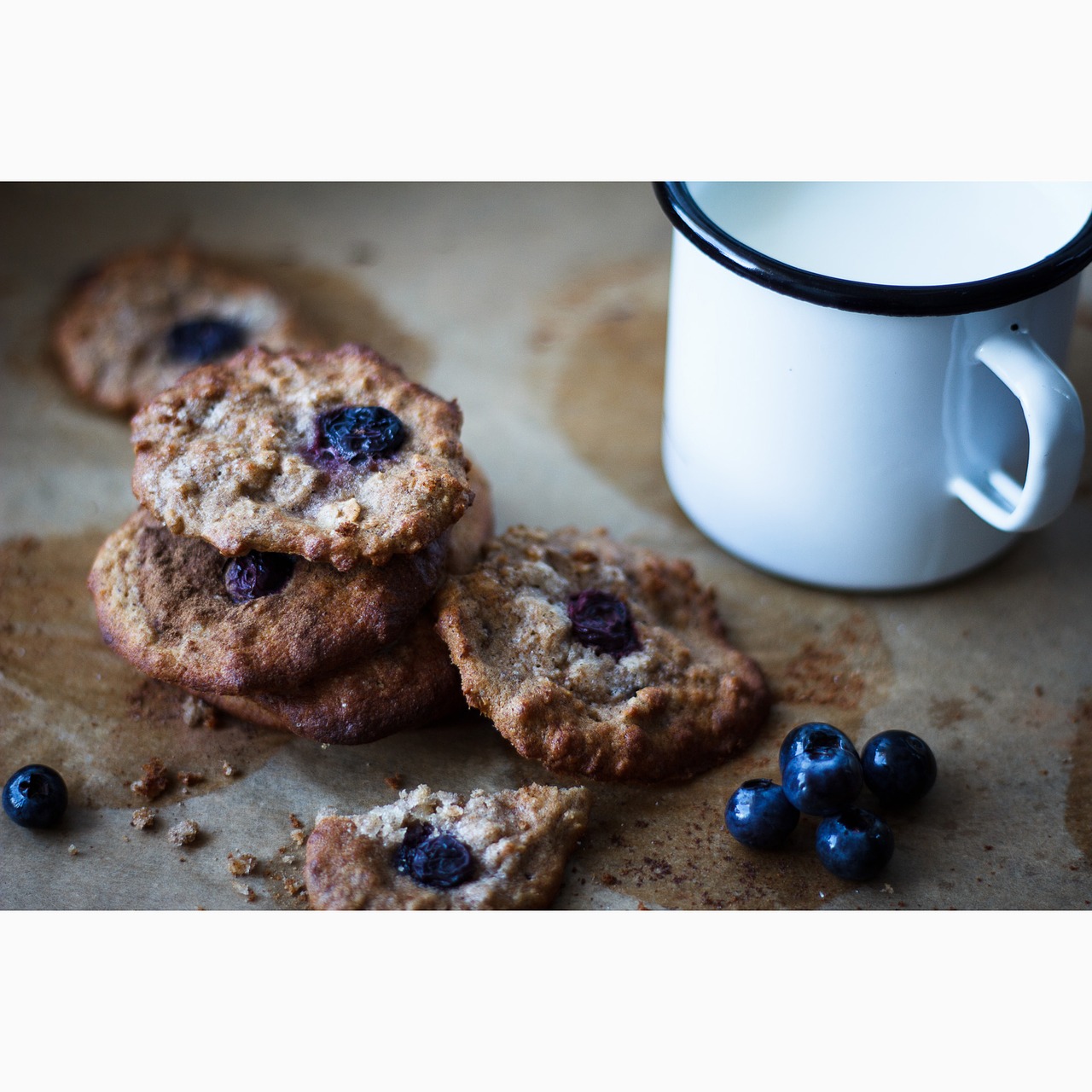 cookies blueberry food free photo