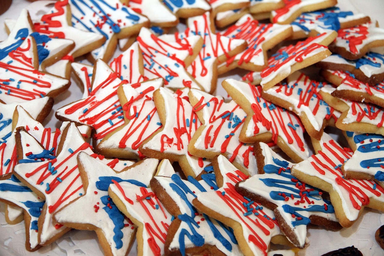 cookies stars patriotic free photo