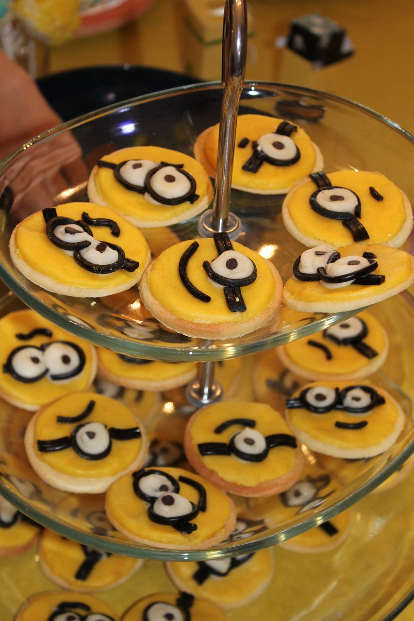 cookies minions party food free photo
