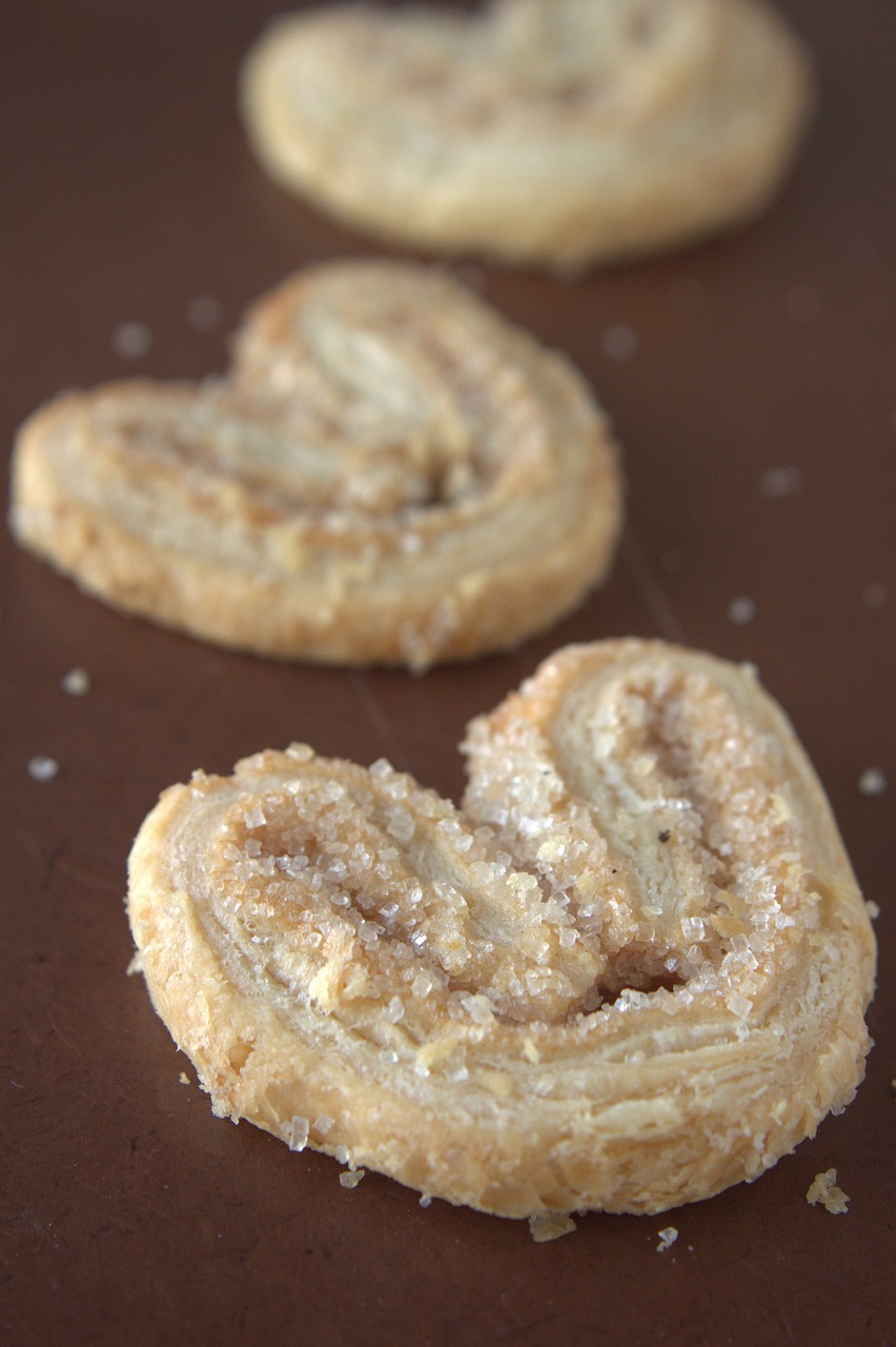 cookies heart shaped sugar free photo