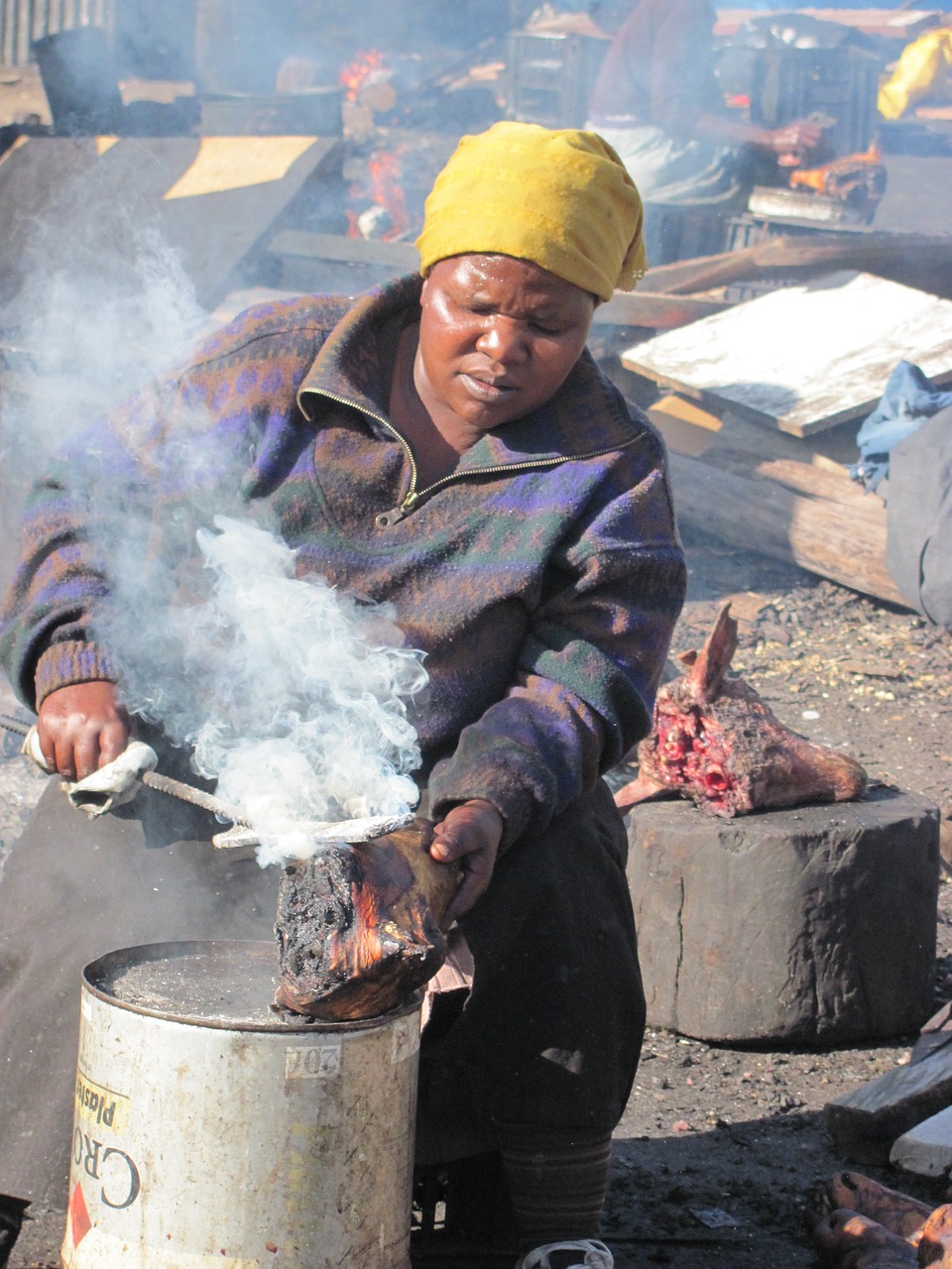 cooking township south africa free photo