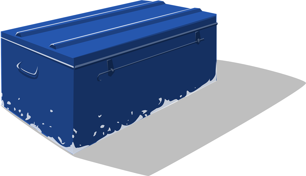 cooler,container,box,blue,water,ice,free vector graphics,free pictures, free photos, free images, royalty free, free illustrations, public domain