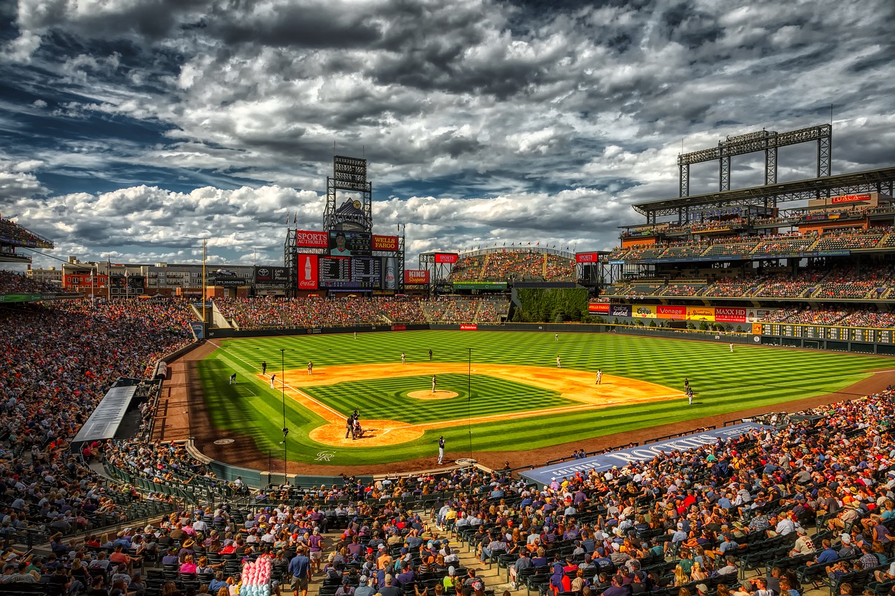 coors field  baseball stadium  denver free photo