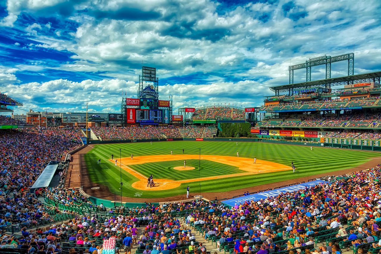 coors field  baseball stadium  colorado rockies free photo