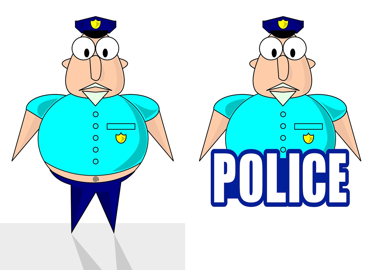 cop illustration drawing free photo