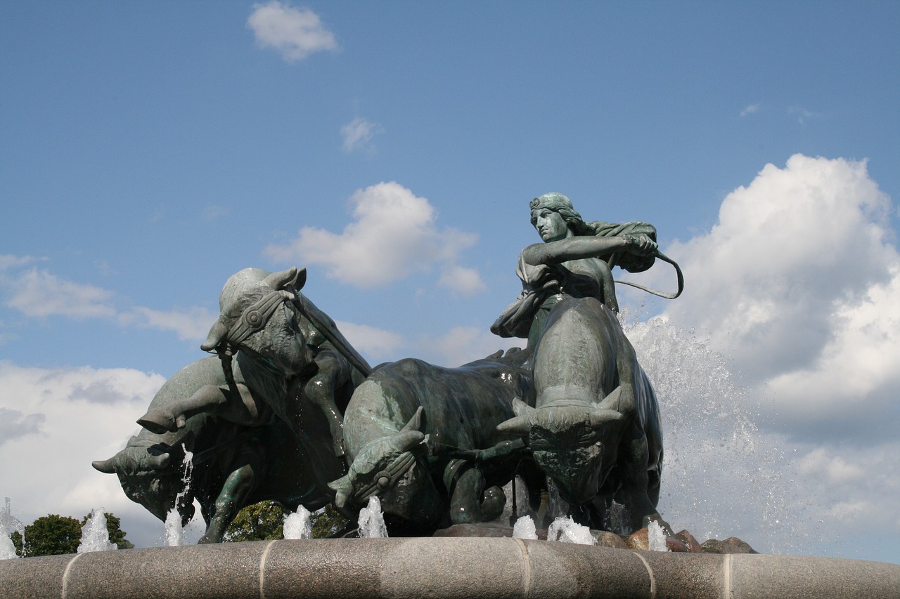 copenhagen statue park free photo