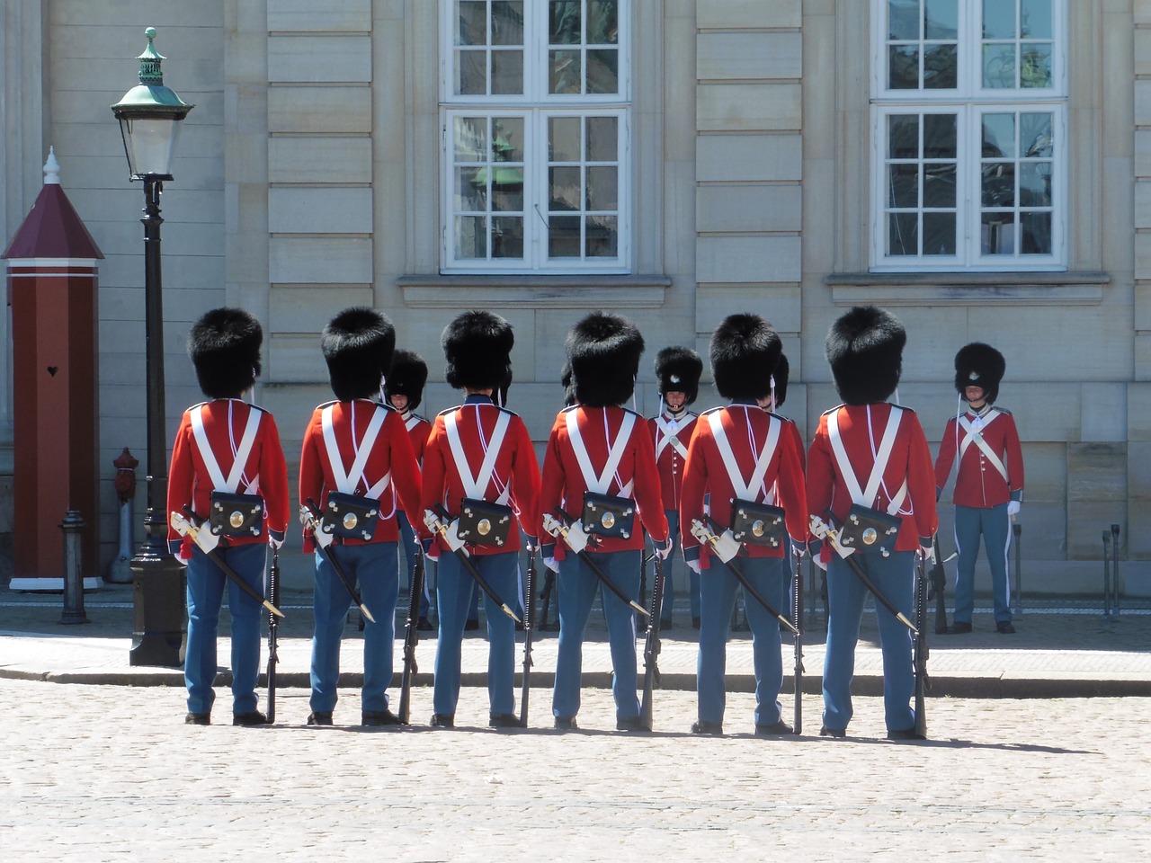 copenhagen  guard  amalienborg free photo