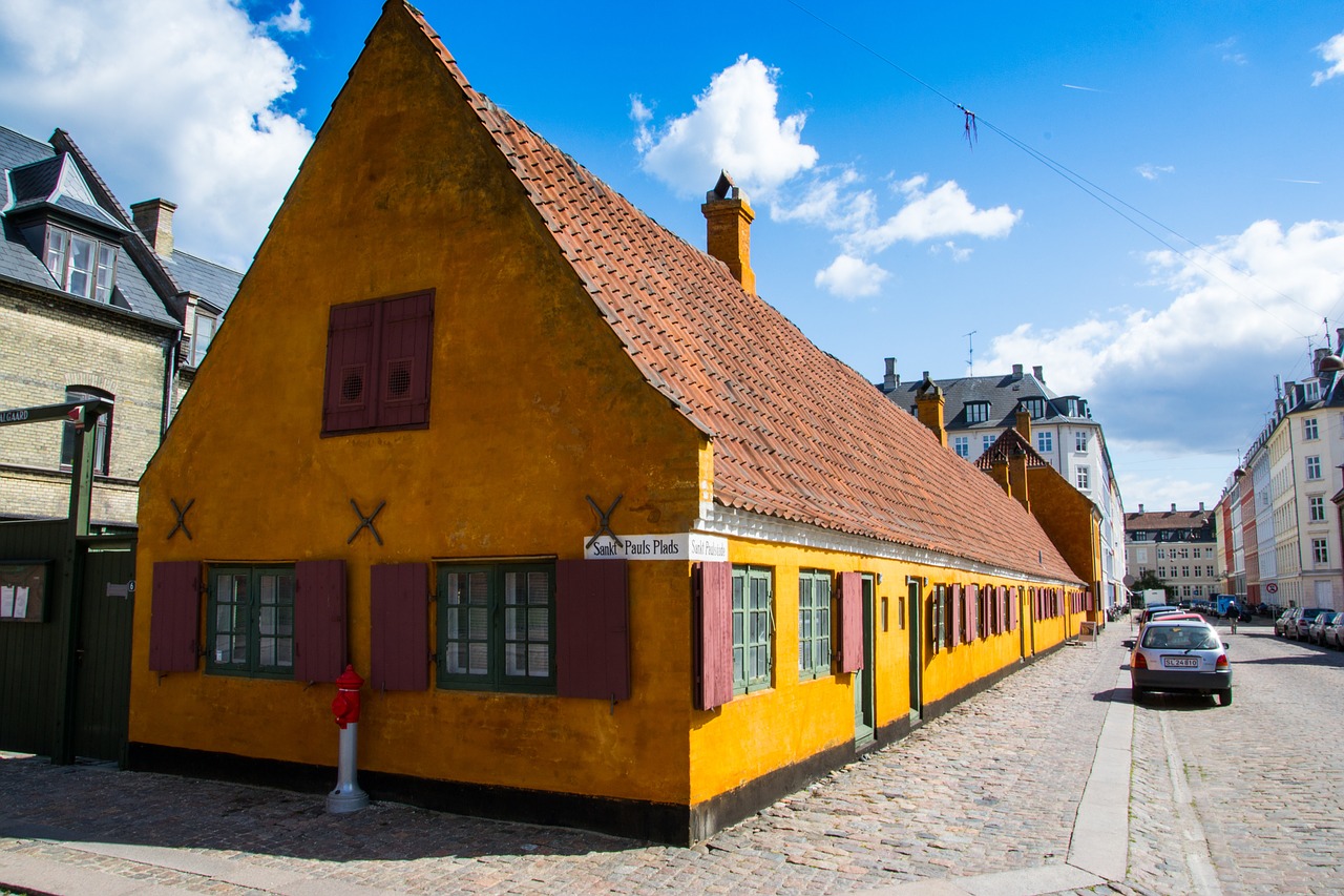 copenhagen historic home denmark free photo