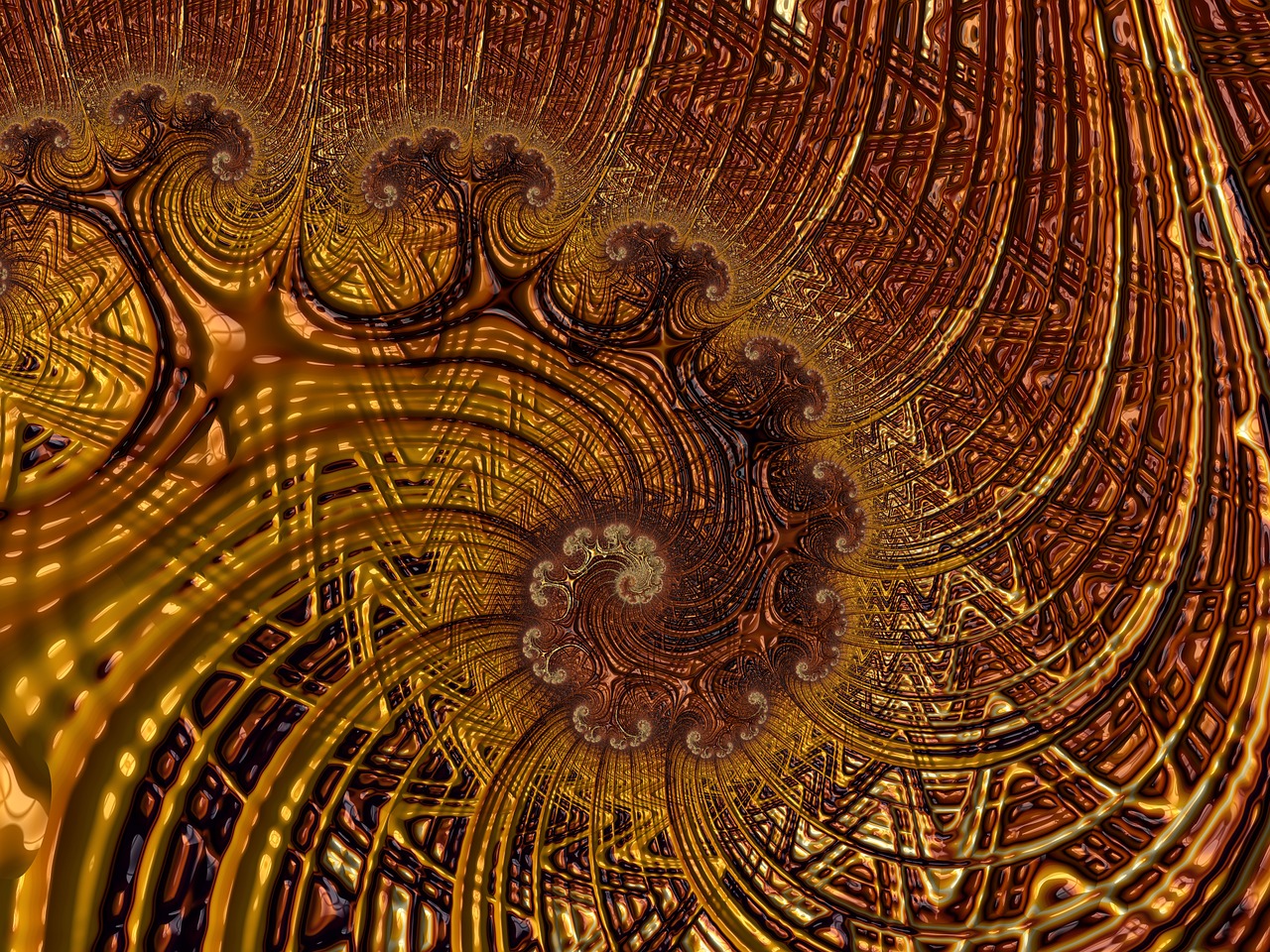 copper caramel swirls free photo