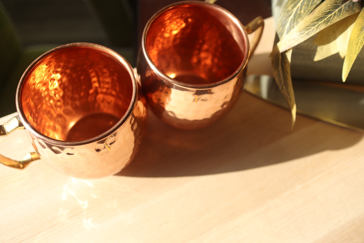 copper  mug  moscow free photo