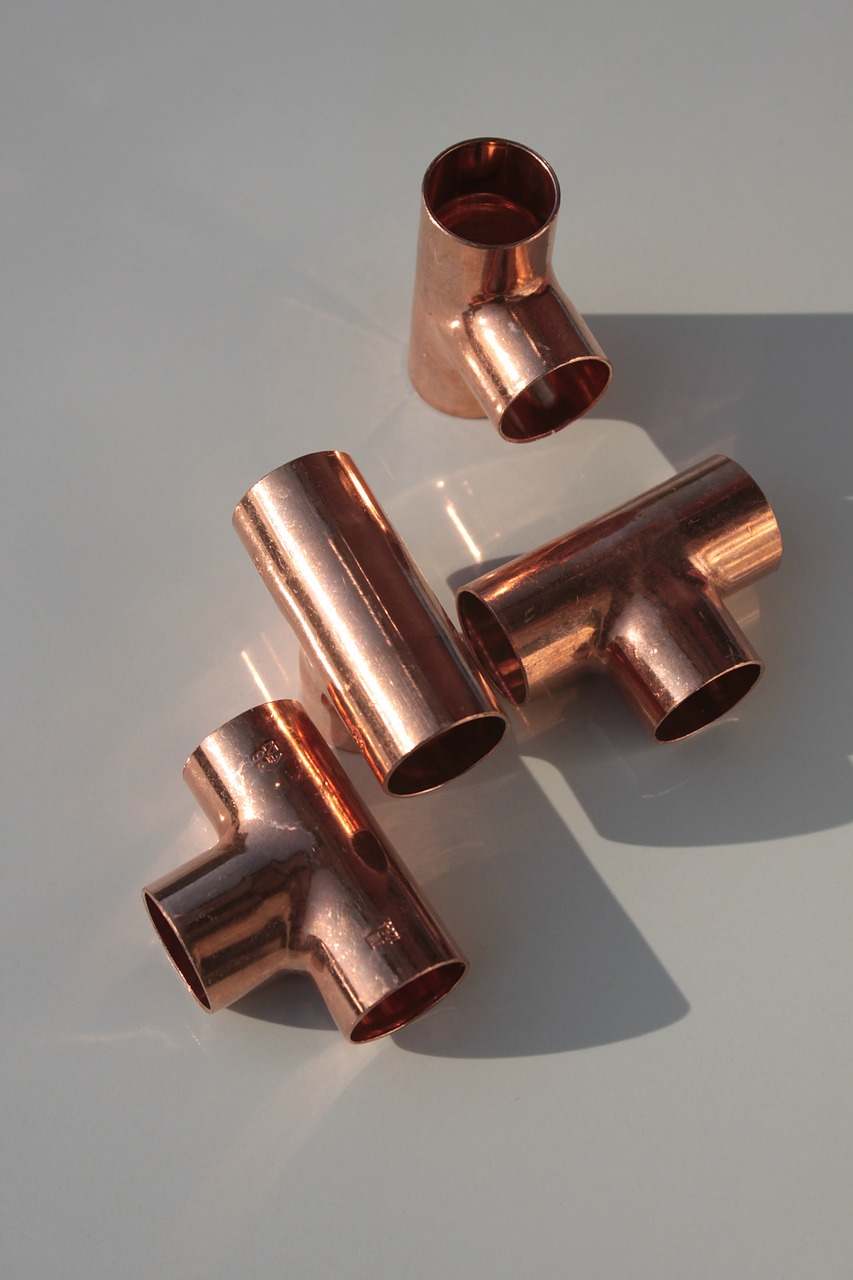 copper equal fittings free photo