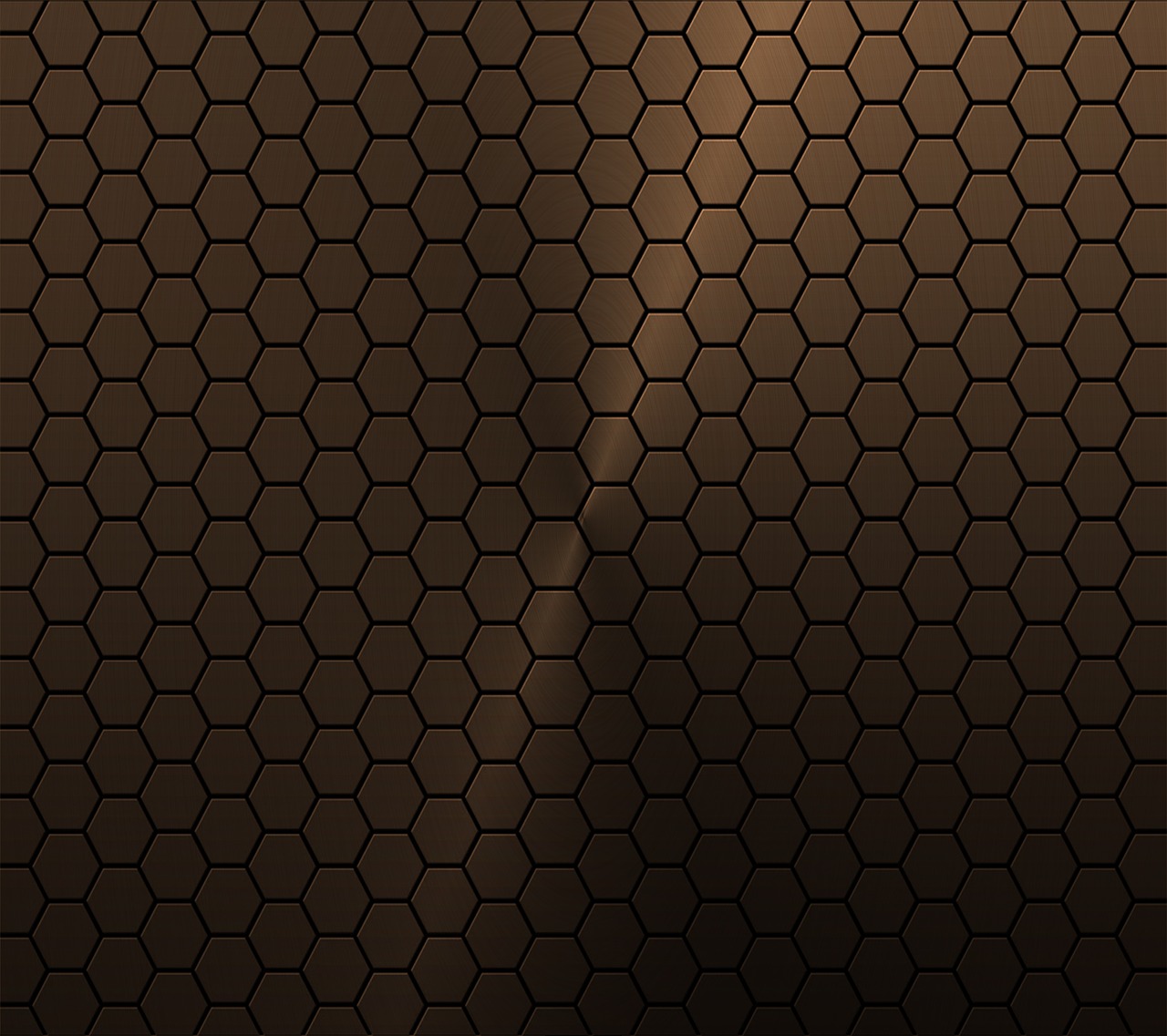 copper honeycomb background vector free photo