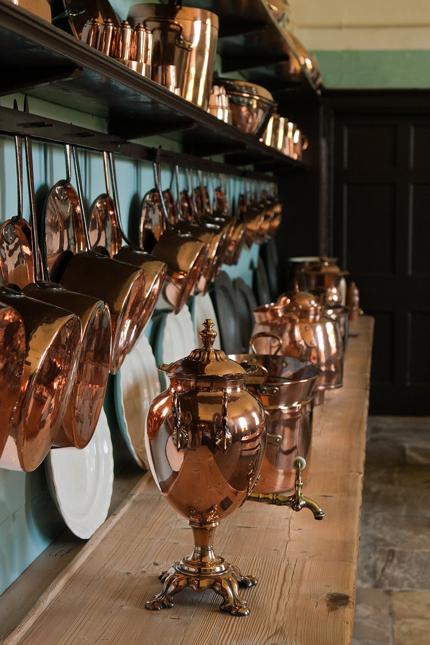 copper samovar copper utensils kitchen free photo