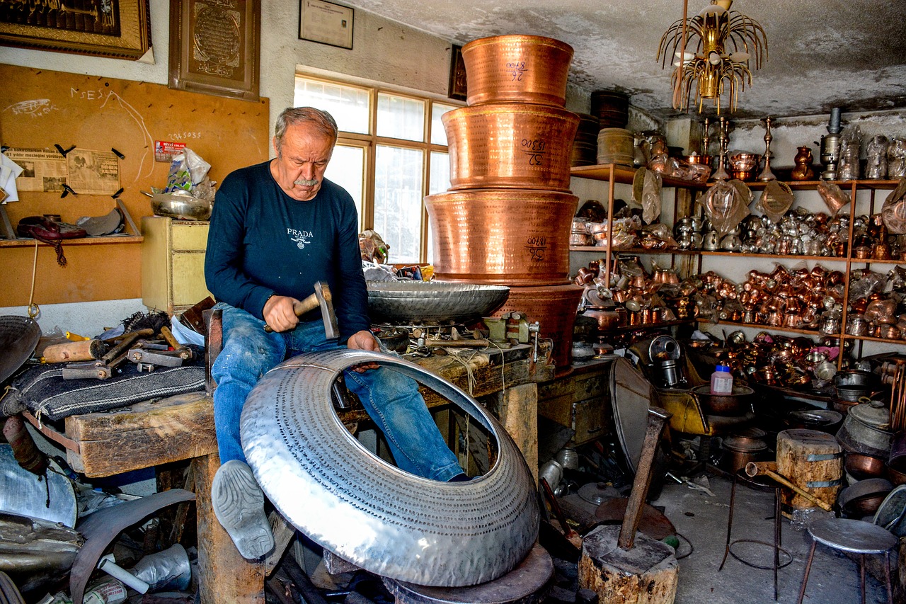 coppersmith of uta coppersmith craft free photo