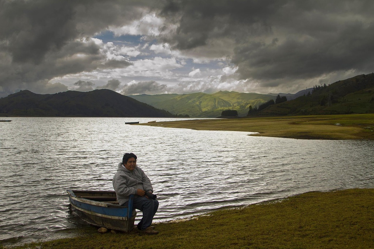 corani lake dawn free photo