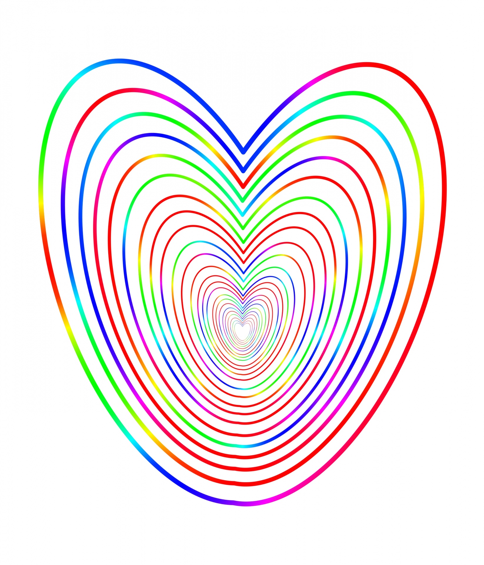 colorful heart colorful heart free photo