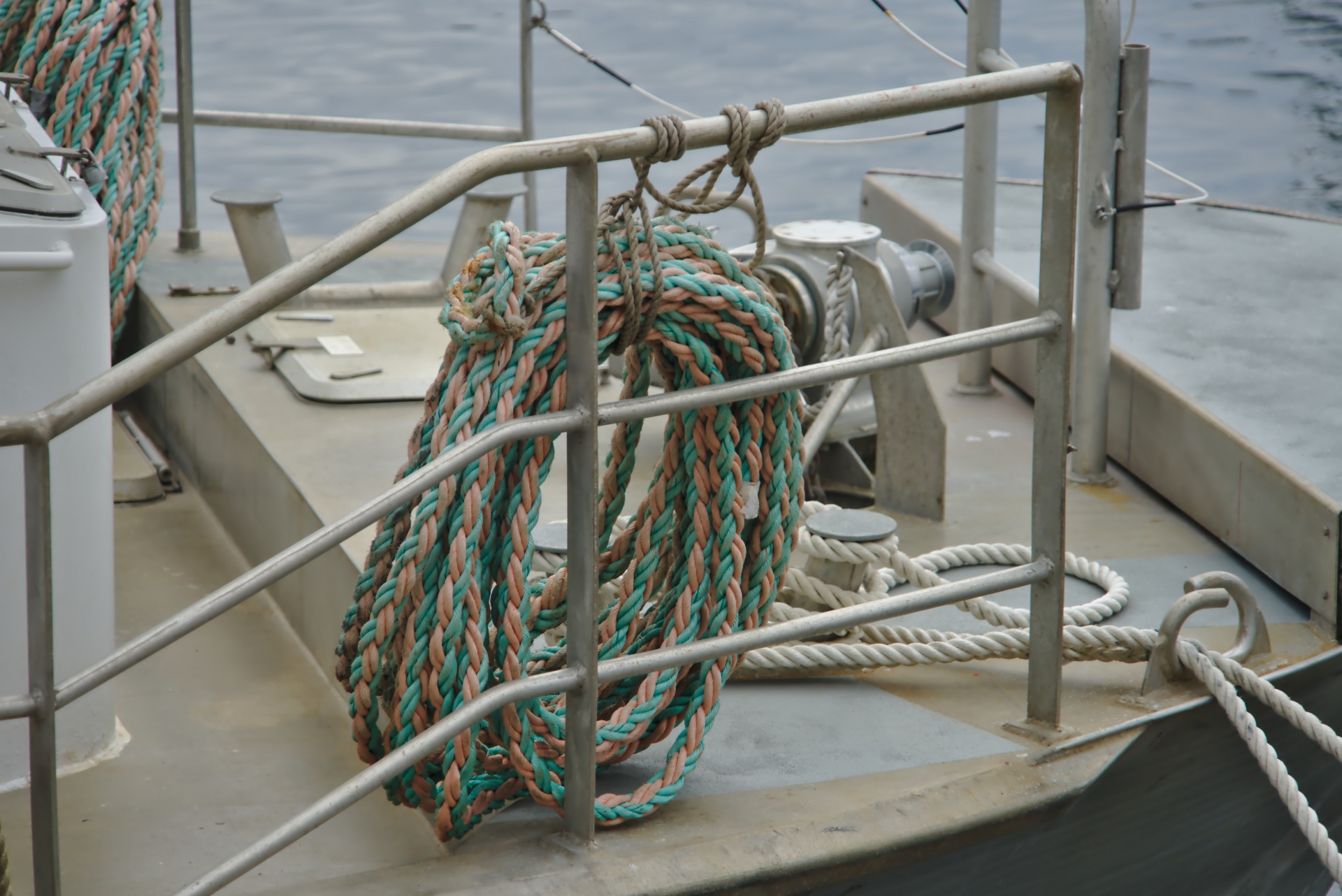 ropes boat marine free photo