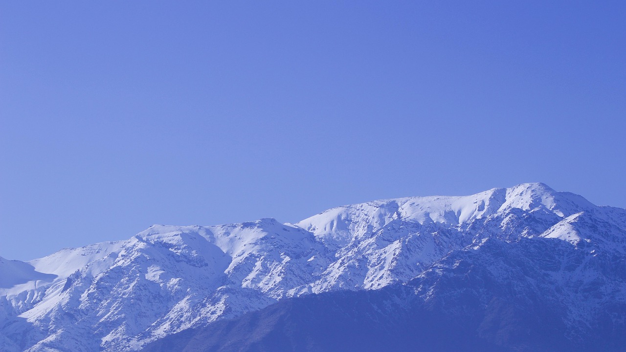 cordillera sky andes free photo