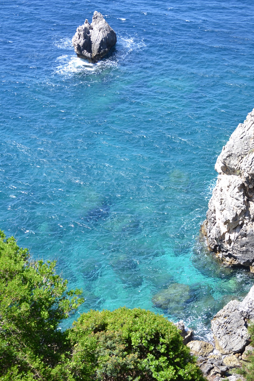 corfu greece ocean free photo