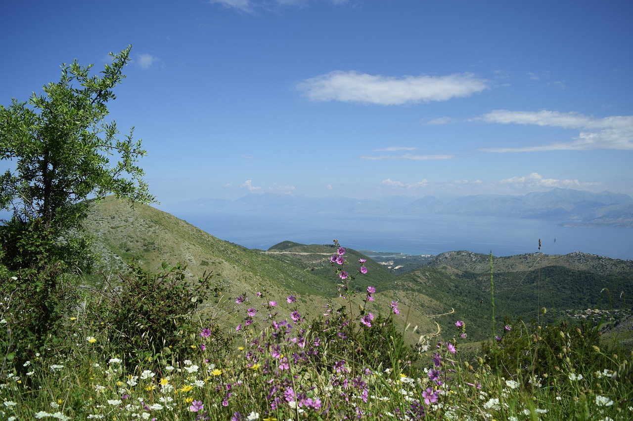 corfu pantokrator view free photo