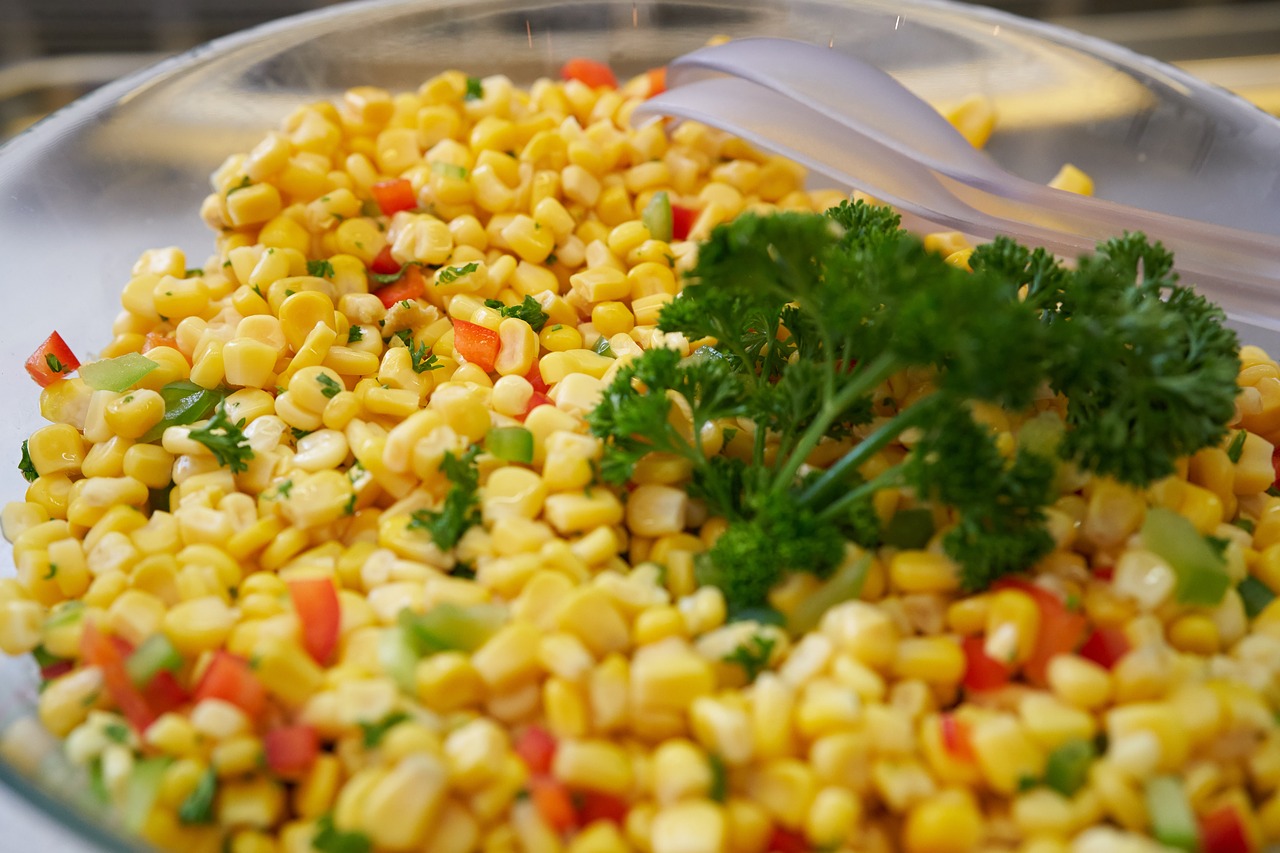 corn salad curry free photo