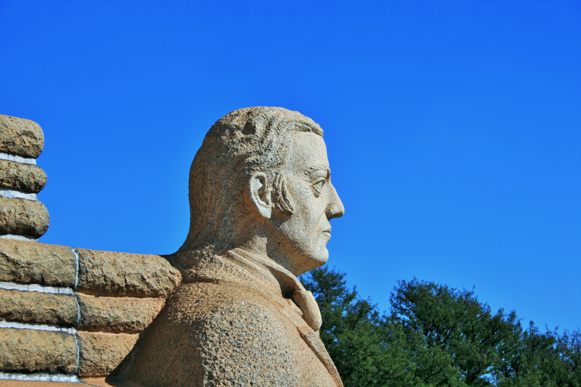 statue male head free photo