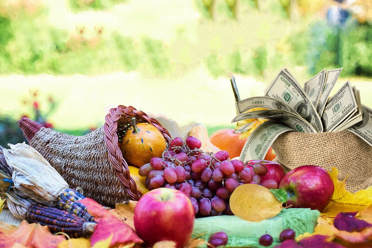 cornucopia  fruits  apple free photo