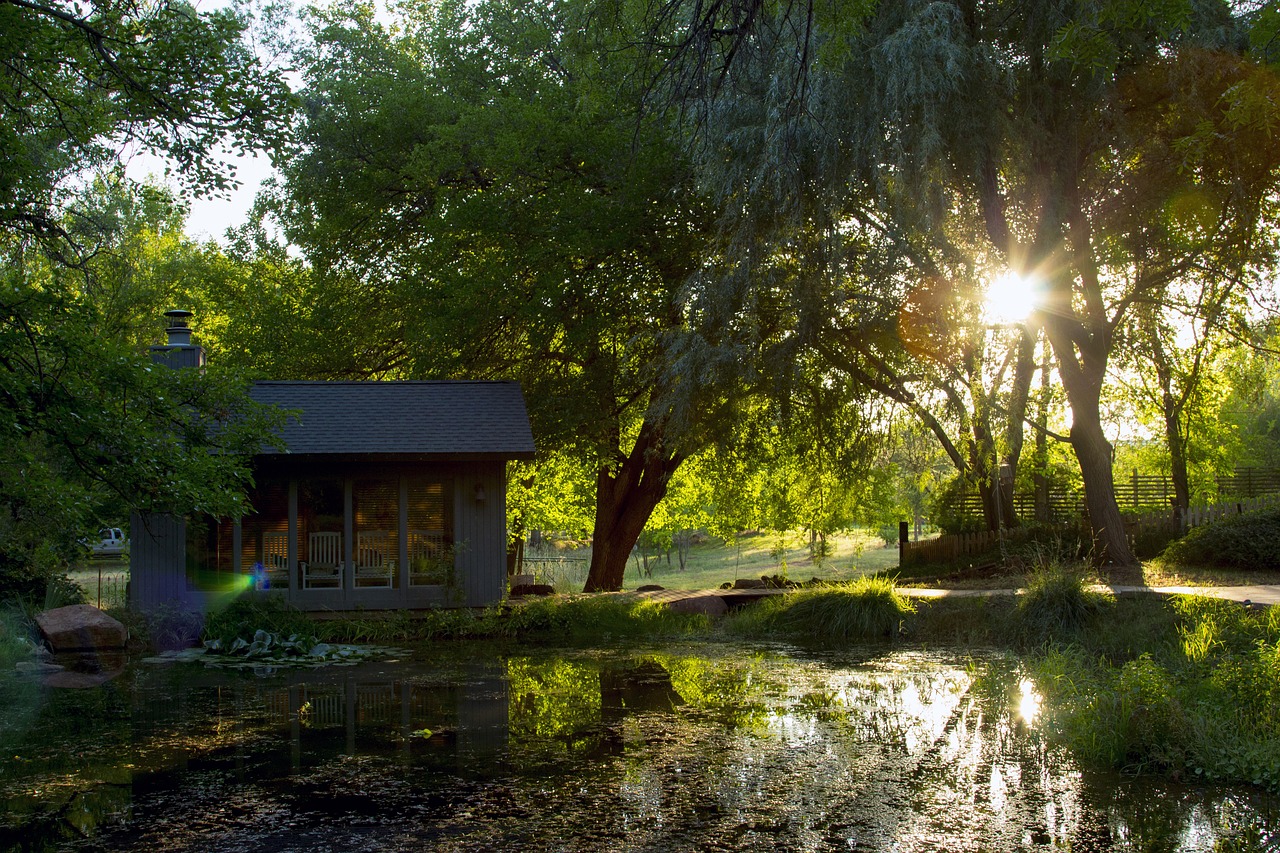 cornville sunset water free photo