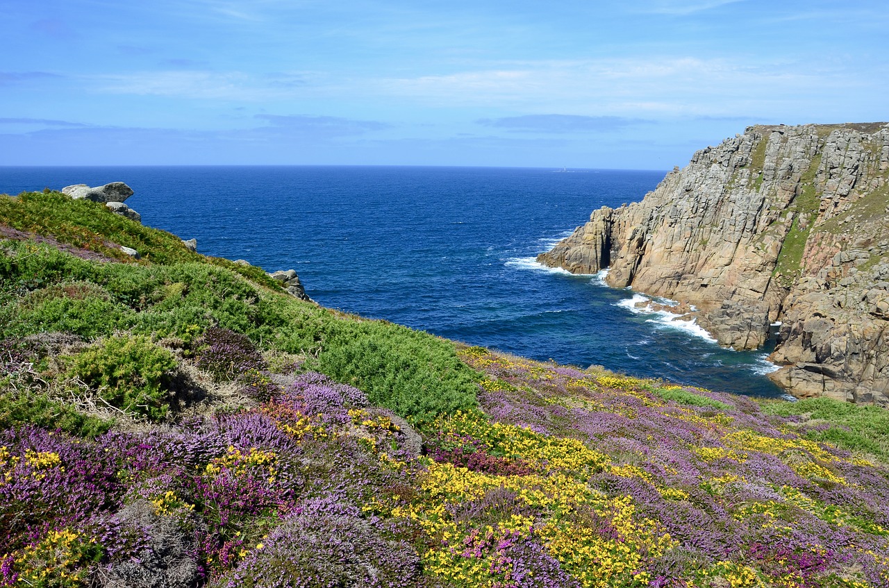 cornwall coast sea free photo