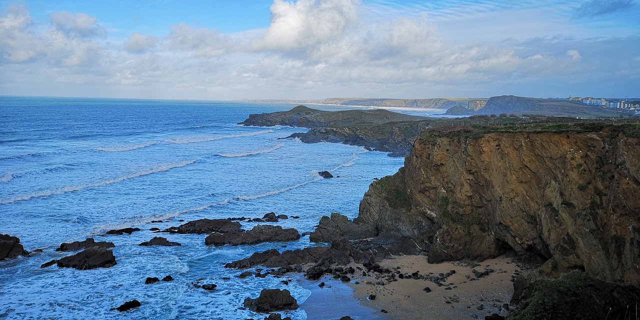 cornwall  coast  ocean free photo