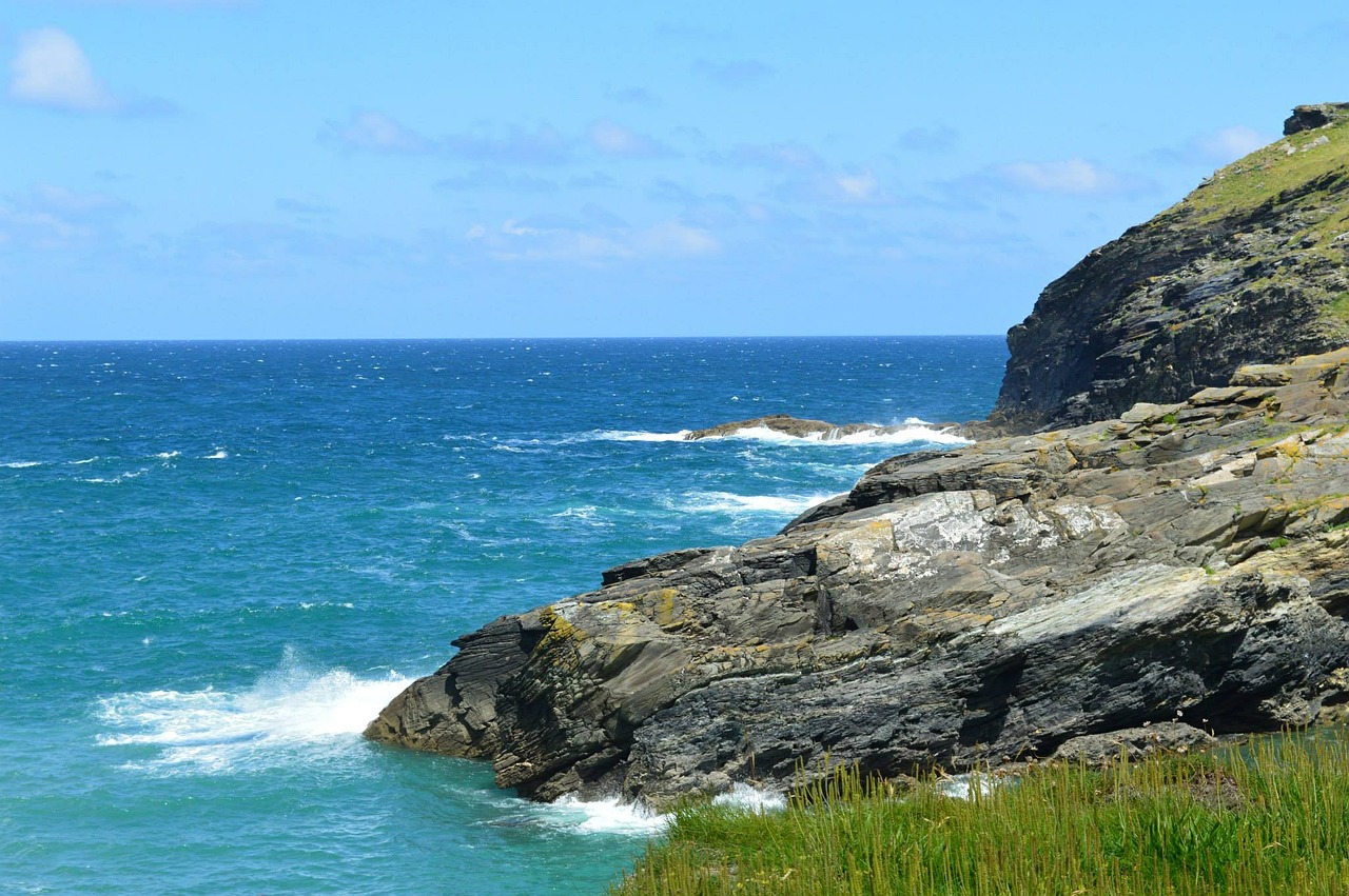 cornwall seaside beach free photo